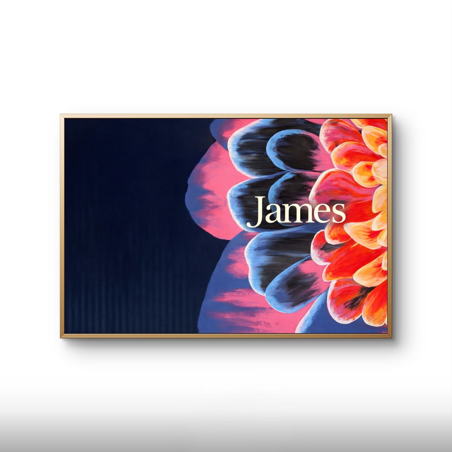 James 'Flora' Wall Print