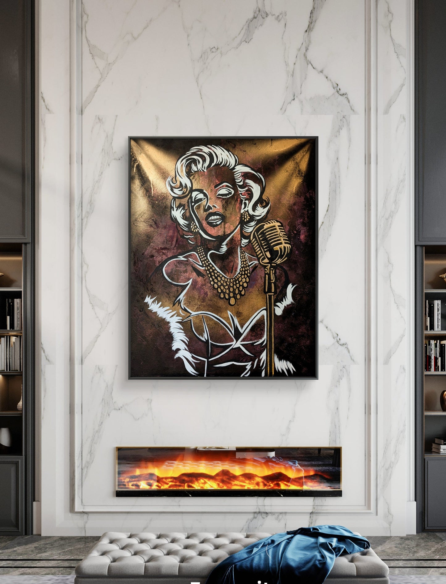 Who the f*ck is Marilyn? THIS is Marilyn! Wall Print