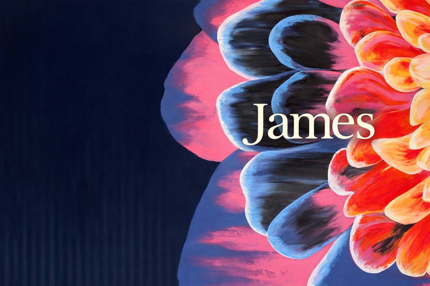 James 'Flora' Wall Print