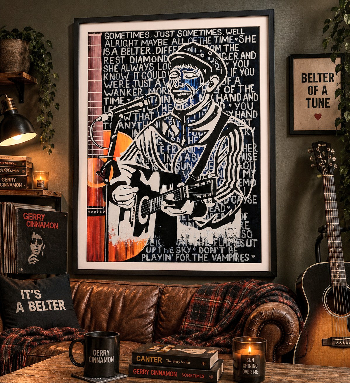 Gerry Cinnamon Wall Print