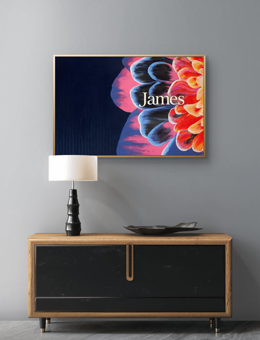 James 'Flora' Wall Print